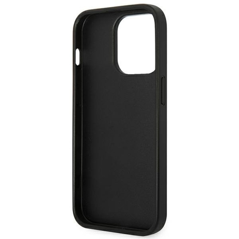 Гръб Karl Lagerfeld PU Saffiano Karl Head Case за iPhone 14 Pro Max - Черен